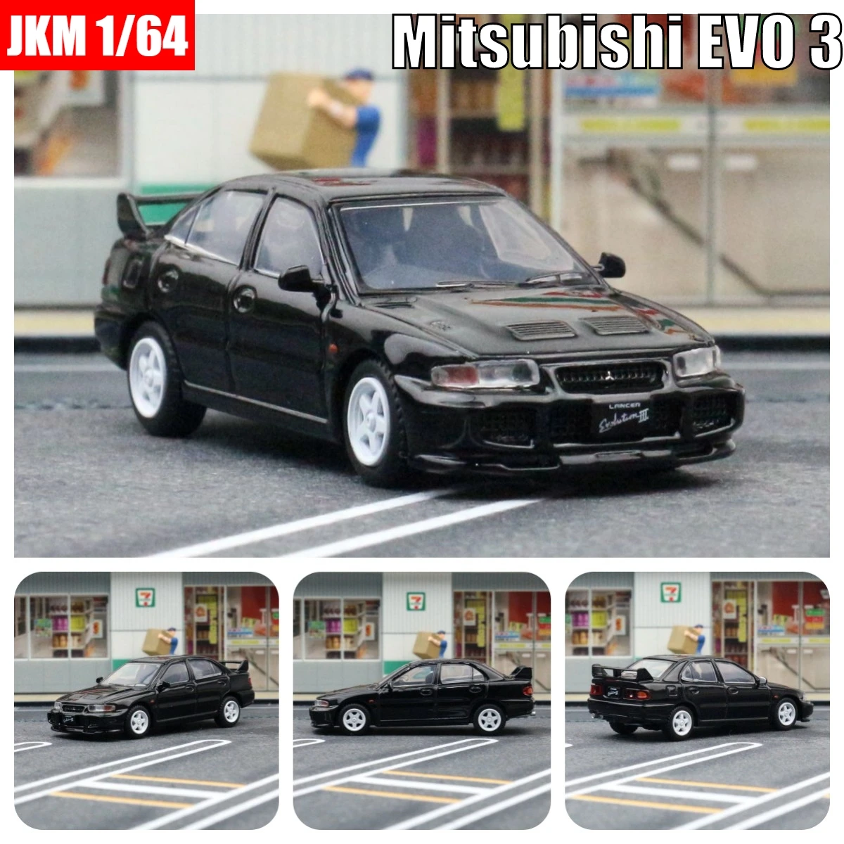 Mitsubishi EVO 3 1:64 Diecast Model Car 8 Mitsubishi EVO 3 1:64 Diecast Model Car - Image 8
