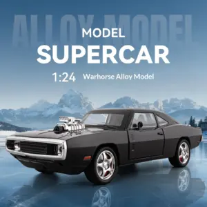 1/24 Alloy War Horse Car Model in Black