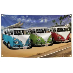 Vintage Volkswagen Bus Banner 90x150cm 16 S6e7ffbcbf40b415da19ec7ccf1a2cbc3n