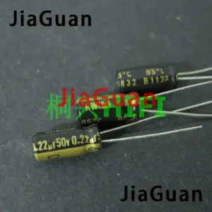 50 Nichicon KW Series Electrolytic Capacitors 0.22uF 50V