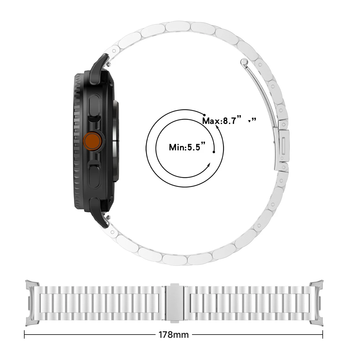 Stainless Steel Band for Samsung Galaxy Watch 6 Stainless Steel Band for Samsung Galaxy Watch - Image 6