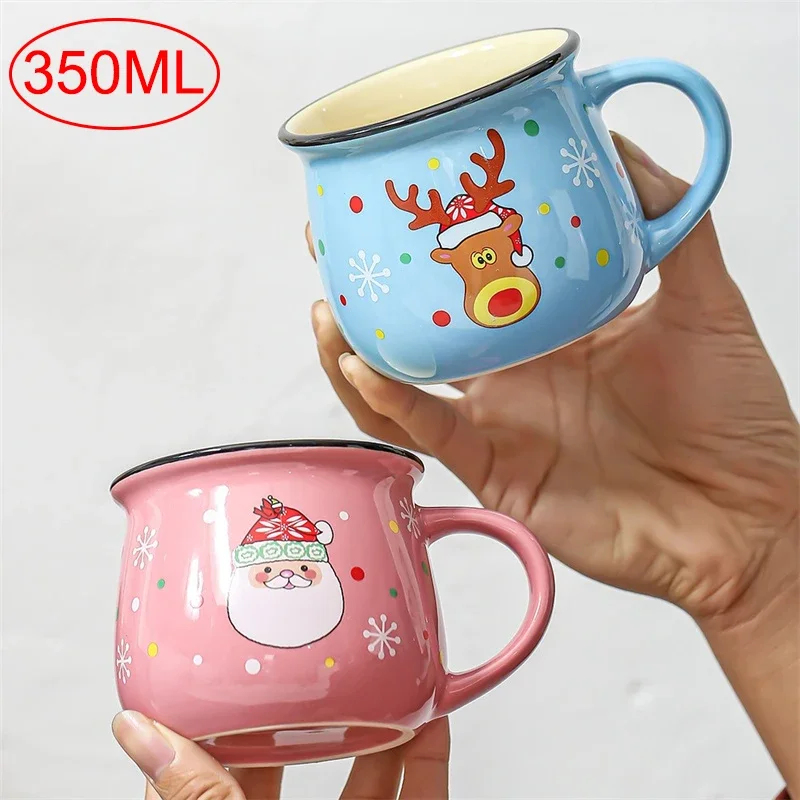 Festive 350mL Ceramic Holiday Mug with Cartoon Designs 2 Festive 350mL Ceramic Holiday Mug with Cartoon Designs - Image 2