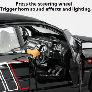 Miniature Mitsubishi EVO9 Car Model 1:24 Scale 14 S70047827df1847e9958b4cb5e164a2b1h