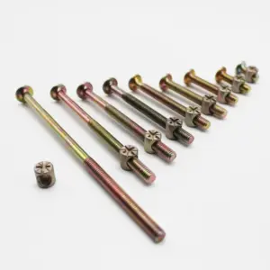 Zinc-Coated Metal Bolts and Nuts Set for Furniture 11 S70a81c35d30c4bf890a43c455670c7cdx