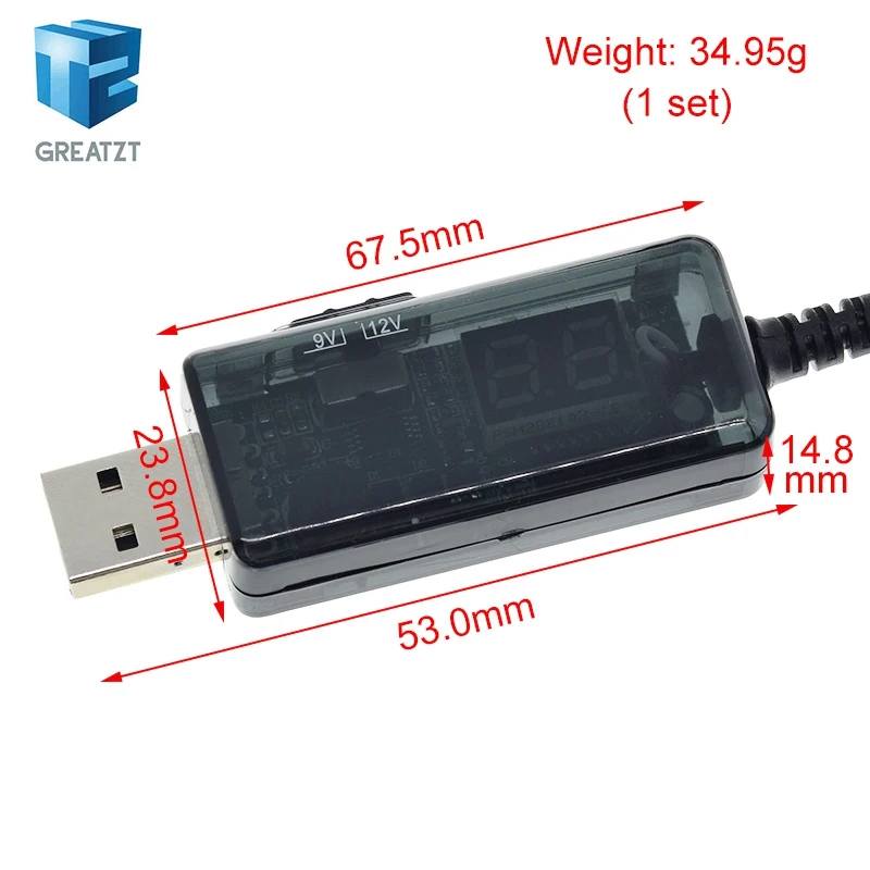 USB Boost Converter Module 5V to 12V/9V 2 USB Boost Converter Module 5V to 12V/9V - Image 2