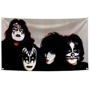 KISS Band Metal Wall Flag 90x150 cm 19 S718c2ab066c4451387319f3b3b271468x