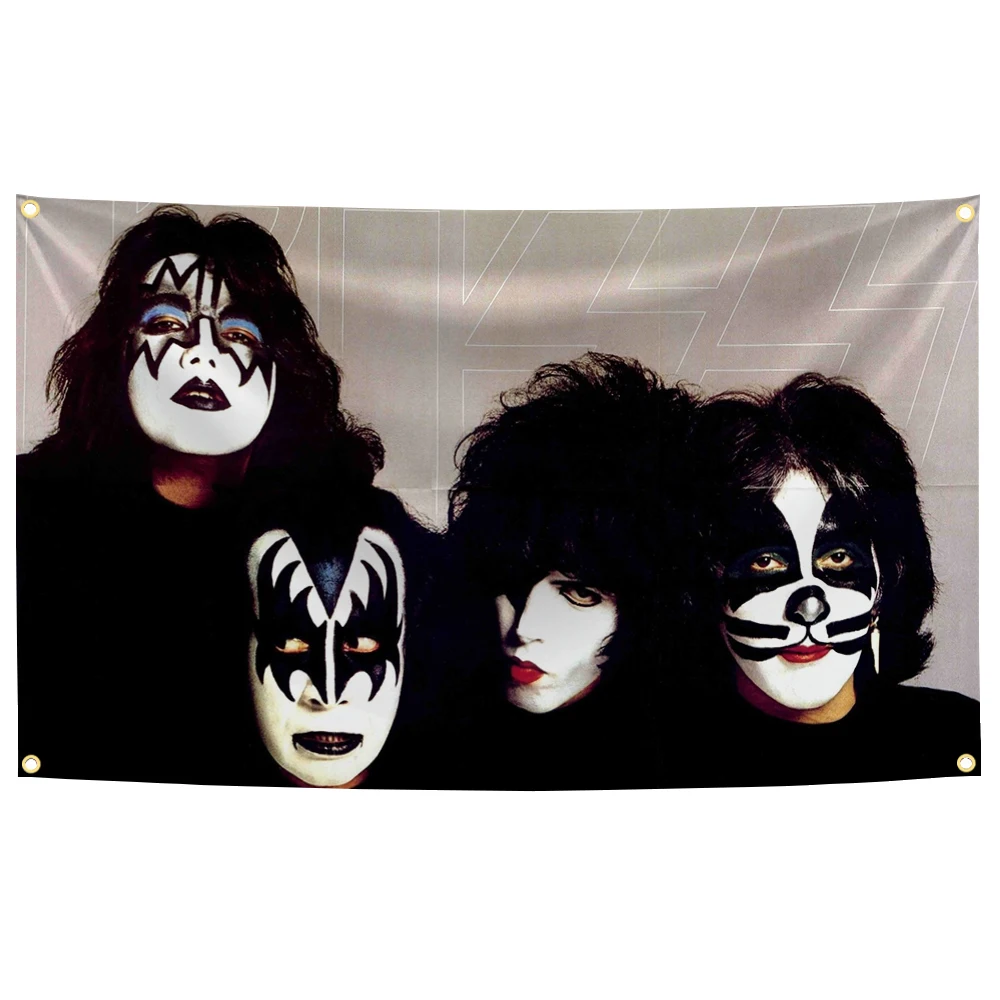 KISS Band Metal Wall Flag 90x150 cm 10 KISS Band Metal Wall Flag 90x150 cm - Image 10