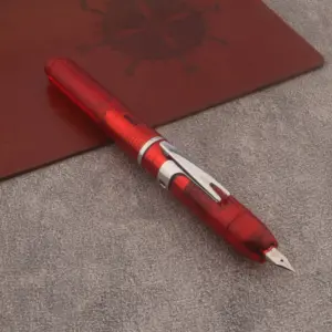 Transparent Plastic Fountain Pen with Metal Nib 16 S718e4612e203485ca49afe78962471b8z