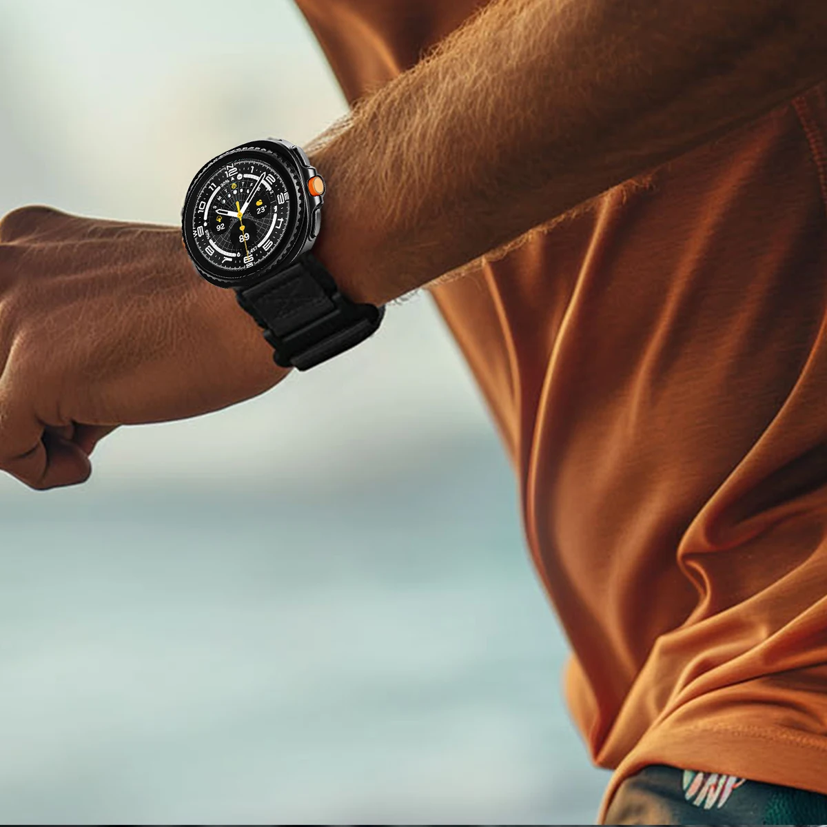 Nylon Sport Strap for Samsung Galaxy Watch 8 5 Nylon Sport Strap for Samsung Galaxy Watch 8 - Image 5