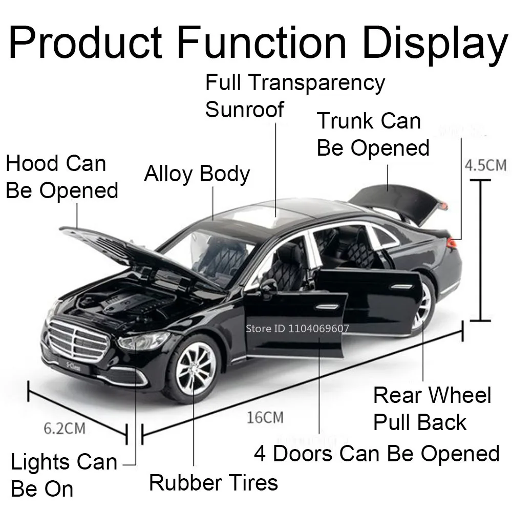 1:32 Scale SLR and S400L Diecast Model Cars 6 1:32 Scale SLR and S400L Diecast Model Cars - Image 6