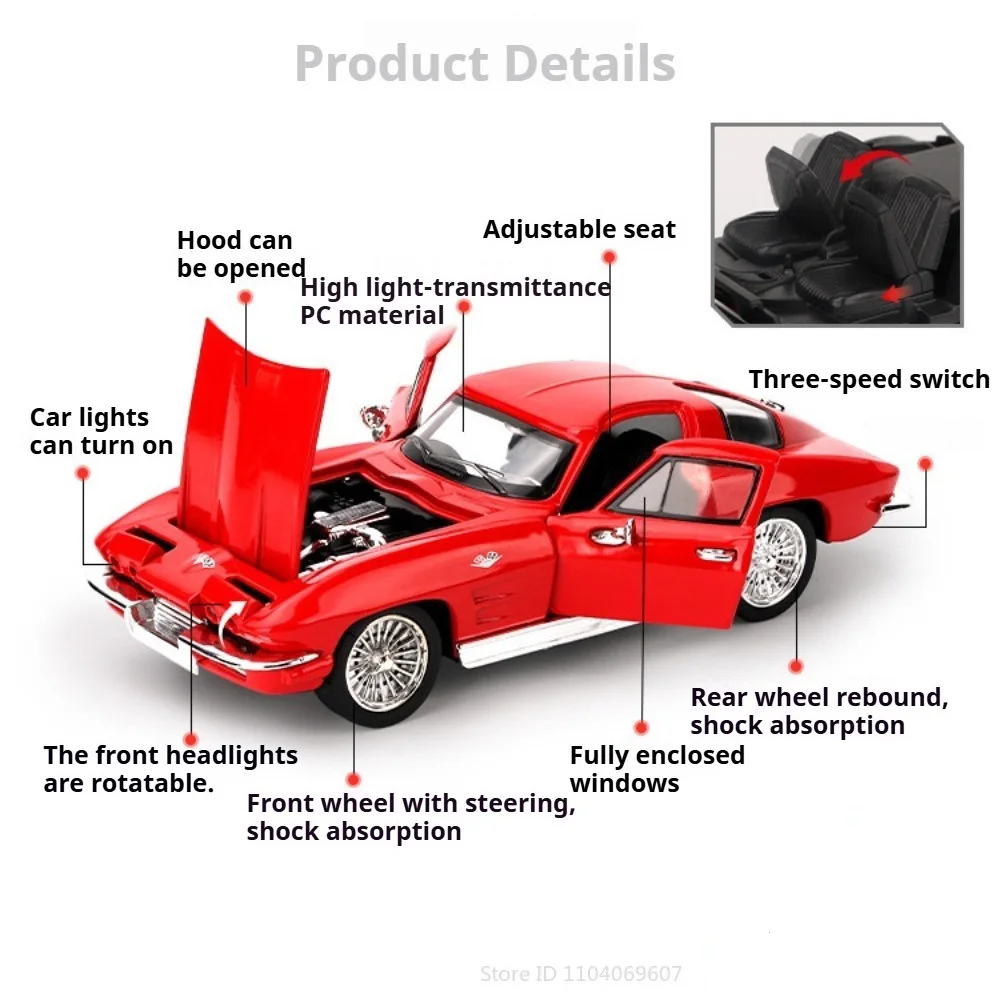 1:32 Scale C2 Camaro SS Diecast Model 2 1:32 Scale C2 Camaro SS Diecast Model - Image 2