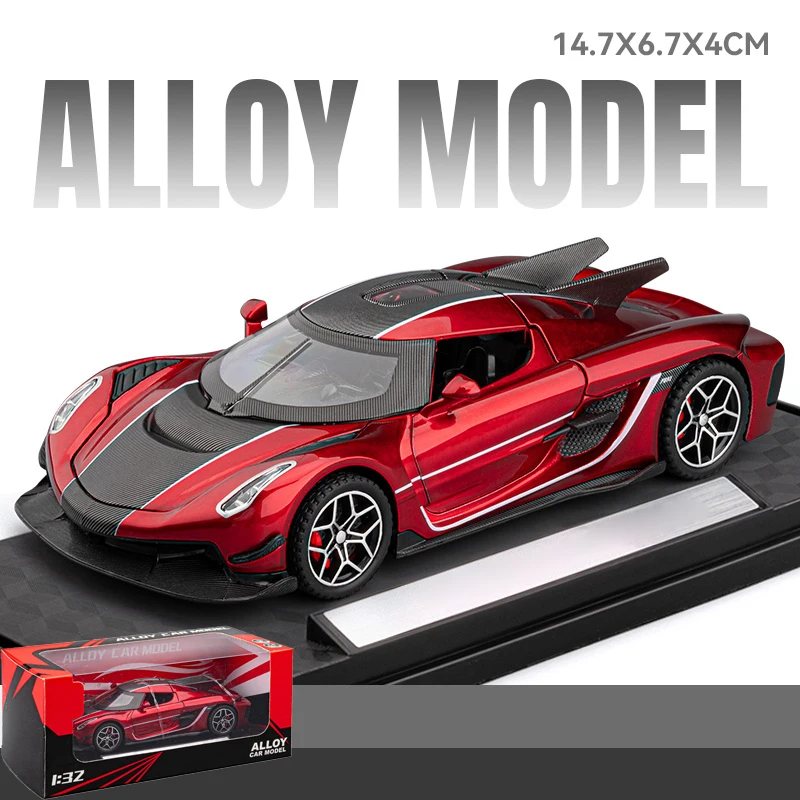 1:32 Scale Diecast Supercar Model in Multiple Colors 9 1:32 Scale Diecast Supercar Model in Multiple Colors - Image 9