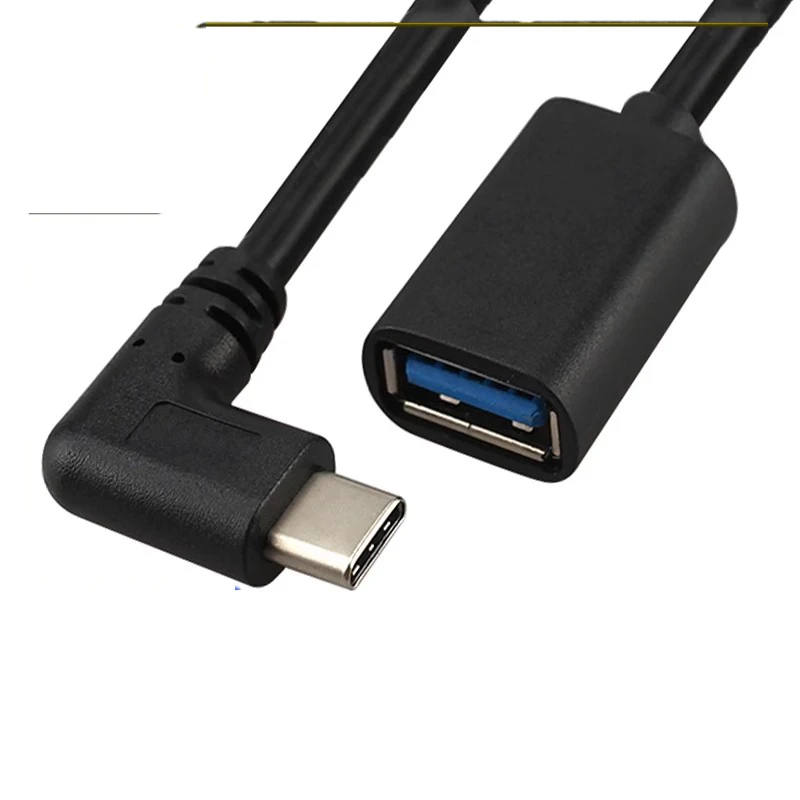Bend Type C to USB 3.0 Adapter 0.3m Black 2 Bend Type C to USB 3.0 Adapter 0.3m Black - Image 2