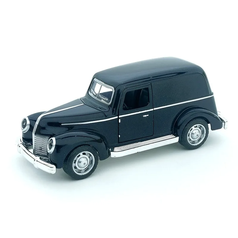 Vintage Red Alloy Car Model with Opening Doors 4 Vintage Red Alloy Car Model with Opening Doors - Image 4