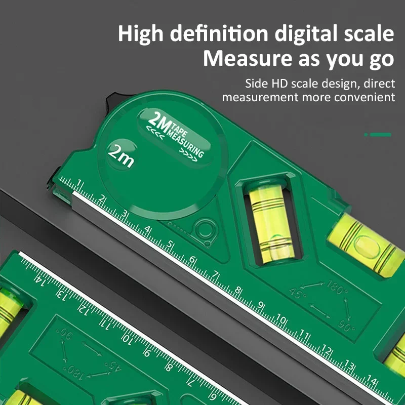 Multifunctional 150mm Magnetic Level & Tape Measure 3 Multifunctional 150mm Magnetic Level & Tape Measure - Image 3