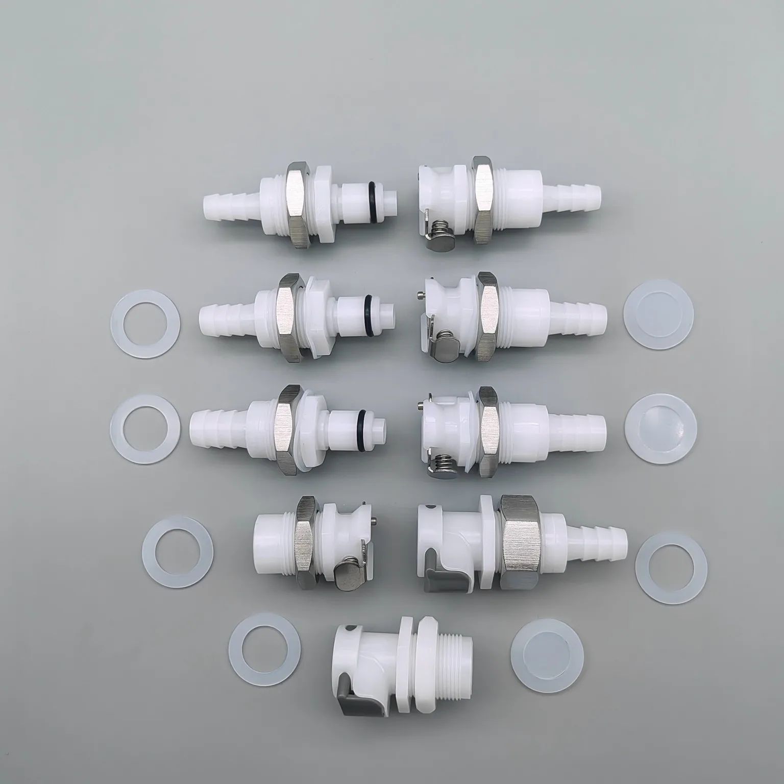 Plastic Quick Connector for Milk Tea Machines 5/16 & 3/8 inch 4 Plastic Quick Connector for Milk Tea Machines 5/16 & 3/8 inch - Image 4