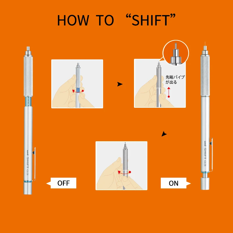 Metal Adjustable Mechanical Pencil 0.3-0.9mm 5 Metal Adjustable Mechanical Pencil 0.3-0.9mm - Image 5
