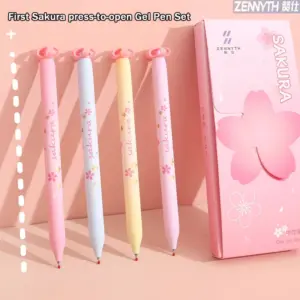 Sakura 0.5mm Gel Pen Set with Floral Design