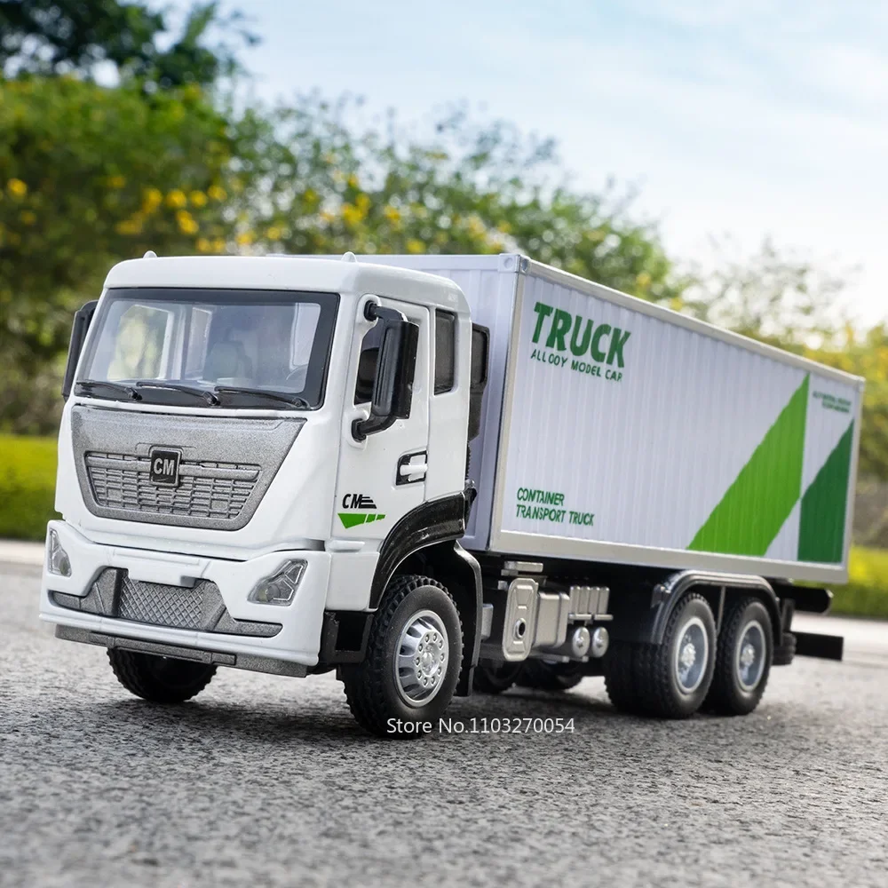 1:32 Alloy Diecast Transport Truck Model 6 1:32 Alloy Diecast Transport Truck Model - Image 6
