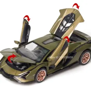 1:32 Diecast Supercar Model with Electronic Features 18 S7670297ee6ca405fbf9b16ac51e9904em
