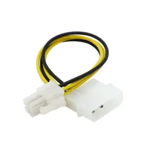 20cm PC Power Supply Extension Cable with Molex and Mini 4-Pin 8 S7718ebc827234981b9f800569c7cd2ca5
