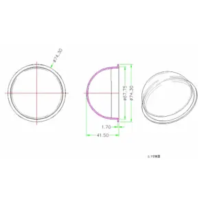 Durable 3.1-Inch Acrylic Dome Camera Cover 7 S787cd411a62b4ecbaa26e593a8dc1f79P