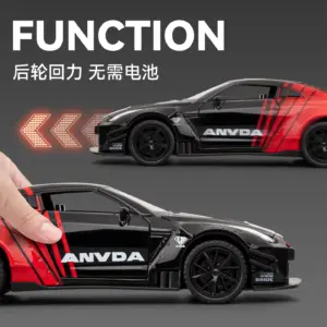 Vivid Yellow Nissan GTR R35 Diecast Model 14 S791b0eb6056e4c389e4e7dd16e588da5s