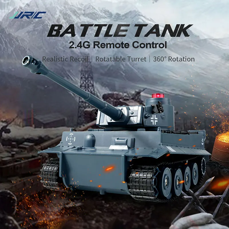Remote-Controlled Beige Combat Tank 20.9cm 2 Remote-Controlled Beige Combat Tank 20.9cm - Image 2