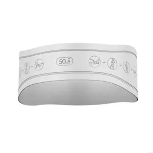 Silicone Resistance Band 15-50 lbs for Fitness 19 S7a93ec57584d4e31b9b9f77dcfe56edde