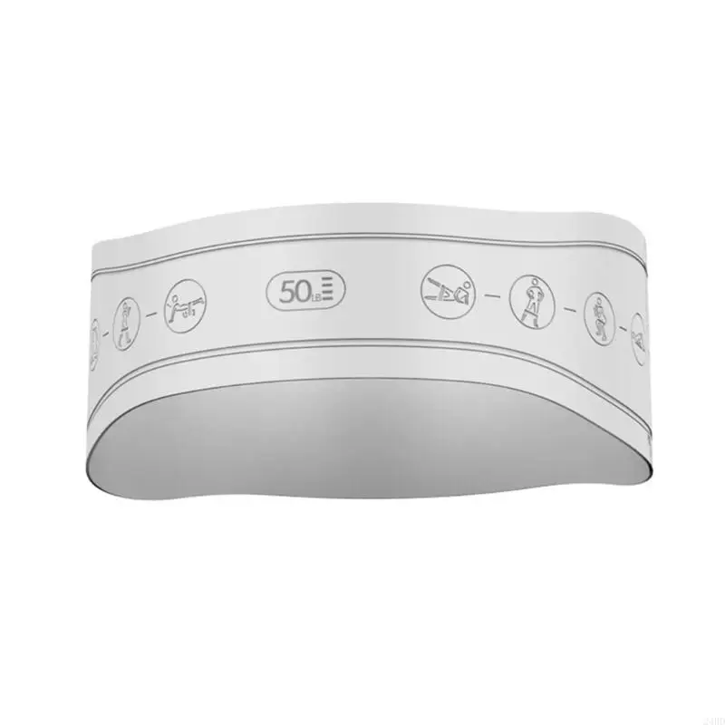 Silicone Resistance Band 15-50 lbs for Fitness 10 Silicone Resistance Band 15-50 lbs for Fitness - Image 10