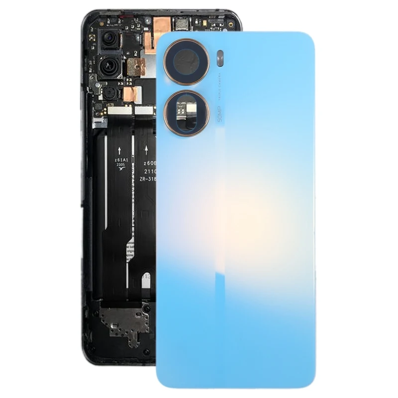 Replacement Back Cover for ZTE Blade V40 in Blue and Gray 4 Replacement Back Cover for ZTE Blade V40 in Blue and Gray - Image 4