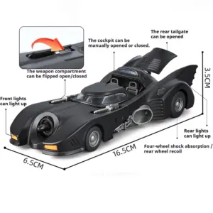 1989 Batmobile Diecast Model Collectible 10 S7b571be5653947a3862273b060977a78T