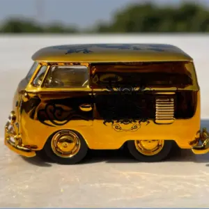 Gold VW T1 Van Diecast Model 1:64 Scale 11 S7b6ca47105fc4d3480f2563ff0400a11y