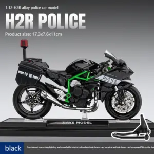 Kawasaki H2R Police Diecast Model 1:12 Scale 14 S7bca6fcde2e44435a92d91b593e06561a