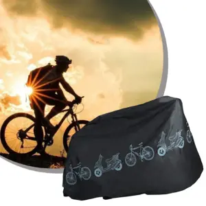 Waterproof Bike Cover 200x100cm for Outdoors 9 S7c250cf3ab224865aab2946190a83052M