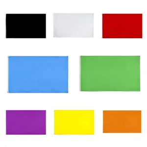 Vibrant 3x5ft Solid Color Flags Set