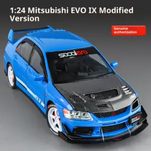 Blue Mitsubishi EVO9 1/24 Scale Diecast Model
