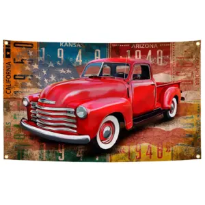 US Route 66 Vintage Collage Banner 90x150cm 14 S7defa6d9174b422ab8cd5138144f380dl