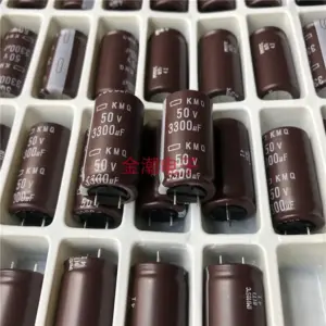 High-Quality 3300µF 50V Electrolytic Capacitors Set
