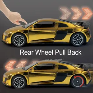 Silver R8 V10 Plus Model Car Collection Display 11 S7e295dfd86224987a7e731b6bb20c353S