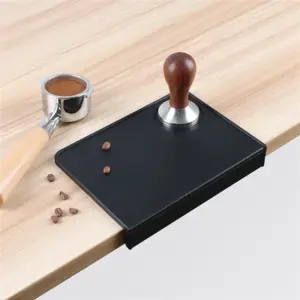 Black Silicone Coffee Tamper Mat for Baristas 11 S7e46bb6830774aa3bb0b2cf1dd24ec9dA