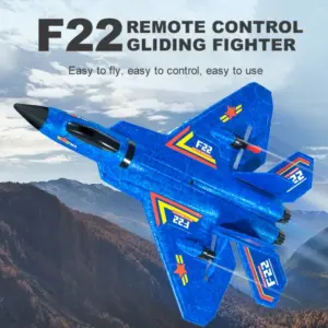 F22 RC Glider Plane 38x28x9.6cm for Beginners 12 S7efcf13a86a946a18a90be96d06b7db3U