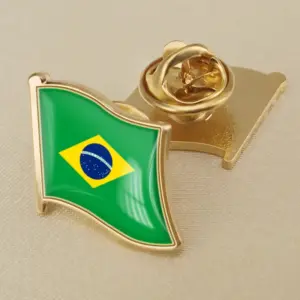 Brazil Flag Badge with Vintage Charm 8 S7f0705a04bd547738e8dbc9740d260345