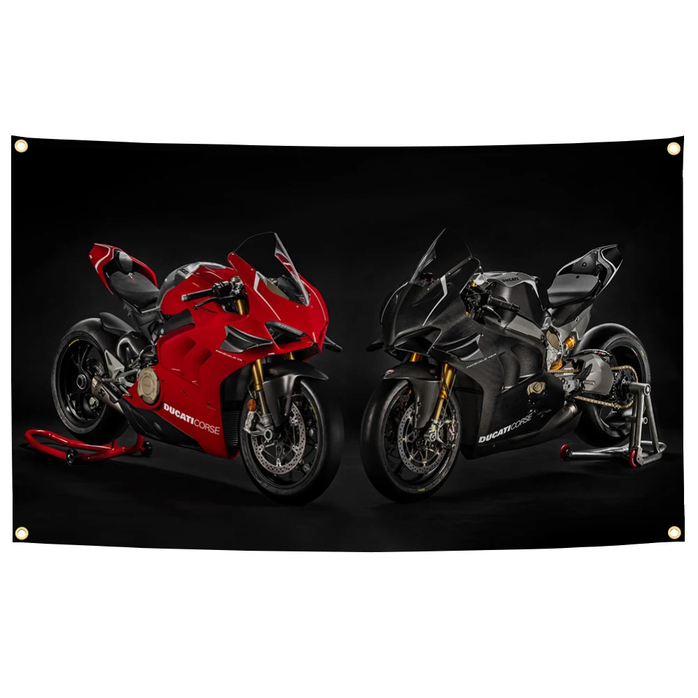 Ducati 90x150cm Motorcycle Wall Flag 4 Ducati 90x150cm Motorcycle Wall Flag - Image 4