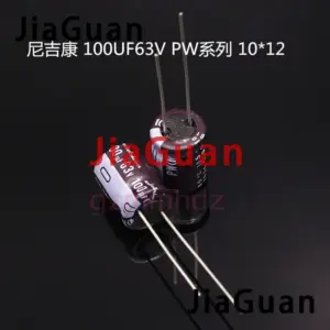 Nichicon PW 100μF 63V Electrolytic Capacitors Set