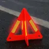 High-Visibility Orange Safety Triangle Warning Sign