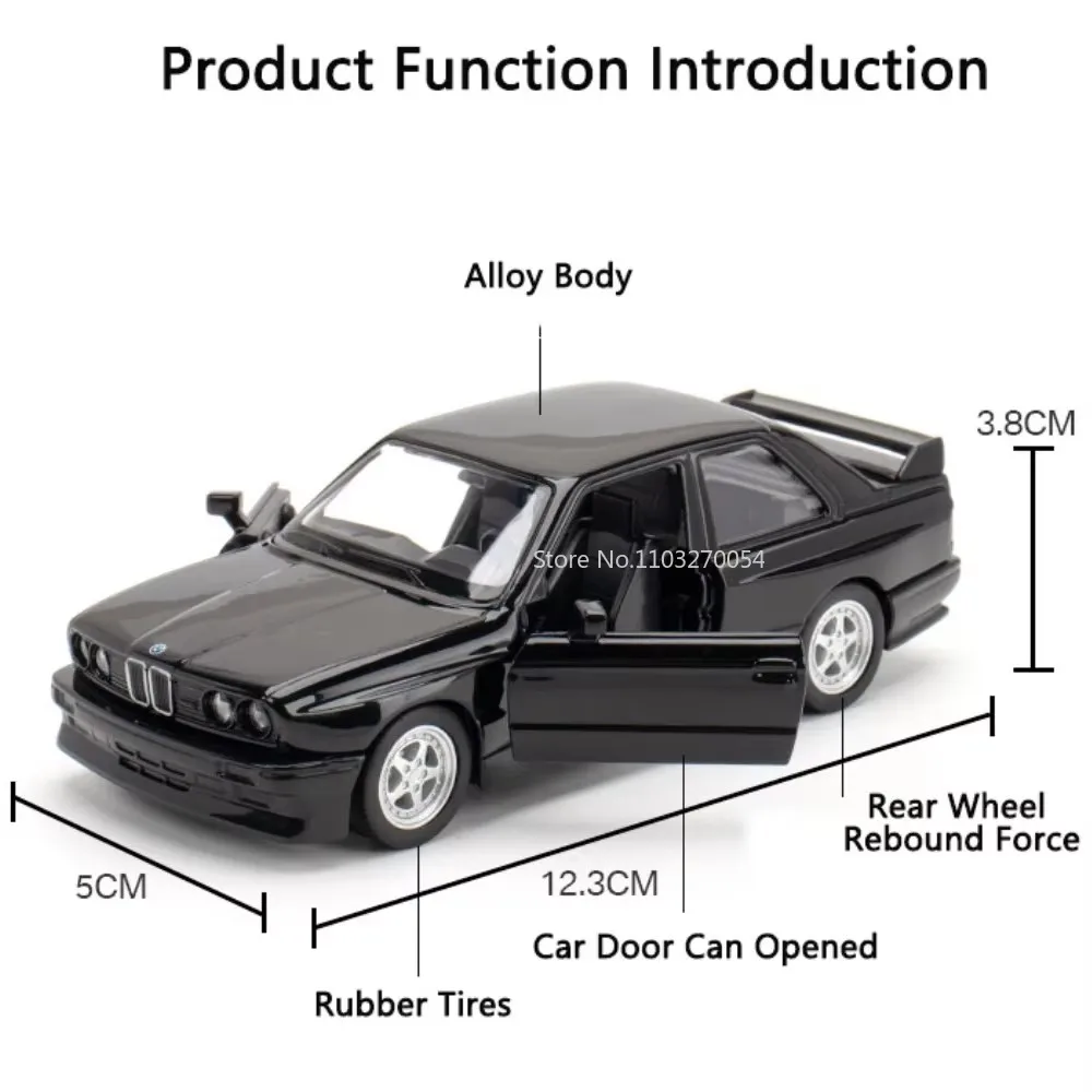 1:36 BMW M4 CSL Diecast Model Replica 3 1:36 BMW M4 CSL Diecast Model Replica - Image 3