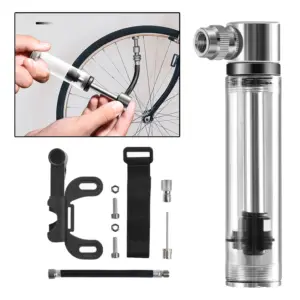 Mini Transparent Bike Pump 120mm, 50g 10 S8388cde5d27e4c99aeb27c354f793dc7p