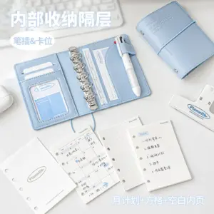 Minimalist Blue Mini Notebook by Planwith 13 S83c00ee7a84e43ef830bebb470808e39u