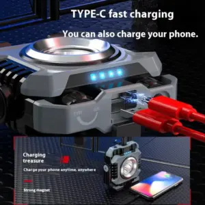 Portable LED Flashlight with Dual Light Sources 9 S83dc76a2fe4c43938d075f4f8e6c54b6V